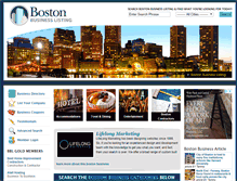 Tablet Screenshot of bostonbusinesslisting.com